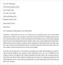 The 24 hour inquiry removal method is a strategy that aims to remove hard inquiries from a credit report within one usually they will only remove the inquiry if they pulled a credit report without authorization. Free 13 Sample Letter Of Credit In Pdf Word
