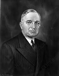 Photograph of Larry Pendleton's Painting Of President Harry S. Truman