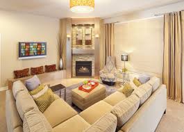 Place the tv above the fireplace or place the tv on an adjoining or opposite wall, depending on your room configuration. How To Arrange Furniture Around A Corner Fireplace