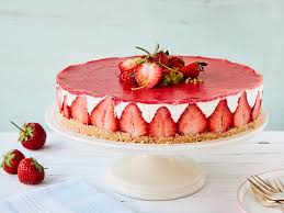 Erdbeer Frischkase Torte Mit Keksboden Die Besten Backrezepte Mit Gelinggarantie Rezept Keksboden Kuchen Torte Ohne Backen Erdbeerkuchen Ohne Backen