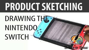 Fun, easy, step by step drawing tutorial lessons. Product Design Sketching Nintendo Switch Youtube