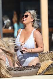Emily Atack In Swimsuit At Santana Bar In Mykonos 08 09 2019 Hawtcelebs