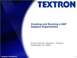Ppt Creating And Running A Sap Support Organization