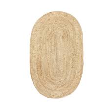 50 x 80 cm oval und 60 x 90 cm oval. Jute Teppich Oval Oli Niki
