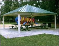 This is part 2 of the large rectangular pavilion project, where i show you how to build the roof and how to attach the decorative trims. 20 X 20 Forestview Square Pavilions Pavilions By Size Gazebocreations Com