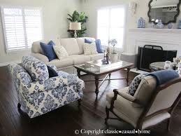 Silver sunburst mirror contemporary living room elsa. Classic Casual Home Blue White And Silver Timeless Design Blue And White Living Room Living Room White Blue Living Room