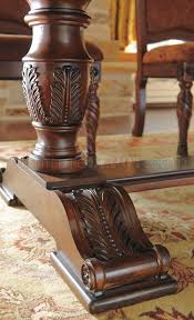 Veneers, wood, engineered wood, and cast. North Shore Dining Table D553 55 Dark Brown By Ashley Furniture