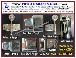 Berikut ini adalah list harga rel pintu garasi serta komponen penunjang lain seperti engsel & roda untuk kebutuhan sistem sliding tikung maupun lipat yang bisa digunakan untuk pintu garasi kayu, pintu garasi besi, pintu garasi aluminium yang dapa di aplikasikan pada garasi, ruko maupun gudang. Pintu Besi Pintu Garasi Komponen Rel Dan Engsel Pintu Garasi