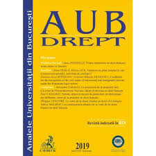 Curtea constituţională a româniei a admis, miercuri, o sesizare a pnl şi a decis că este neconstituţională legea pentru aprobarea oug 37/2020 referitoare la acordarea unor facilităţi pentru împrumuturile date de instituţii de credit şi instituţii financiare nebancare anumitor categorii de. Analele Universitatii Din Bucuresti Seria Drept 2019