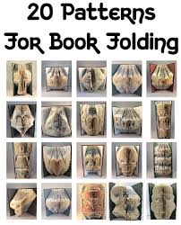 20 Patterns For Book Folding Patterns Book Art To Create Etsy Folded Book Art Altered Book Art Folded Book Art Pattern