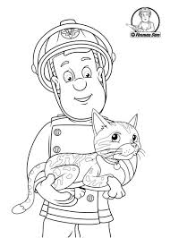 Pin Pa Fireman Sam Coloring Pages