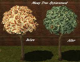 Oh Chiblets Money Tree Texture Replacement Sims3 Money Trees Tree Textures Tree