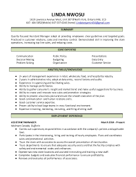 linda nwosu assistant manager resume (2016)
