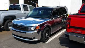 omg full chrome wrapped flex ford flex flex ford