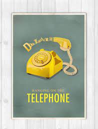 Blondie Telephone Lyrics Hanging Posters Lyrics Art