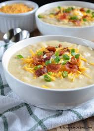 See a beautiful variation of this photo by alanizkm! Lightened Up Loaded Baked Potato Soup Recipe Kitchen Concoctions