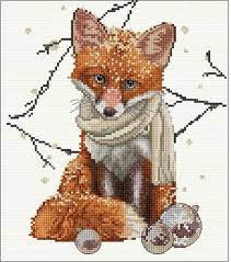 hey there foxy lady cross stitch kit weihnachten kreuzstich kreuzstichsets sticken kreuzstich