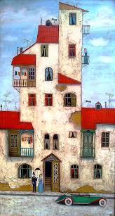 Hudozhniki Zurab I David Martiashvili Artists Zurab David Martiashvili Cottage Art Landscape Art Home Art