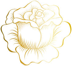 Golden Rose Png Clip Art Image Art Images Art Flower Icons