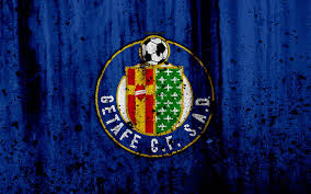 Getafe cf, la liga, getafe, madrid, spain | football logos. Hd Wallpaper Soccer Getafe Cf Emblem Logo Wallpaper Flare