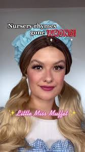 #nurseryrhymesgonewrong Little Miss Muffet 🕷 #learnontiktok #nurseryrhyme  #littlemissmuffet #makeup