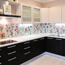 When matched to the countertop, it creates an especially big. Using Wallpaper As A Backsplash Picserio Com