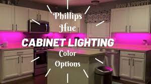 Philips hue white e27 single pack filament st64. Philips Hue Lightstrip Color Options For Kitchen Cabinet Lighting Youtube