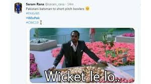 Pakistan vs zimbabwe 2nd t20 highlights (zimbabwe's innings) played on saturday, 24 august 2013 at harare. West Indies Vs Pakistan Live World Cup 2019 Kashmir Surgical Strike And Cloud Cover Feature In Twitter Reactions After Pakistan All Out For 105 Against Windies Best Tweets Jokes Memes And