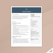 modern resume template in 2020 resume