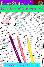 Matter is not conserved, while mass is conserved in closed systems. Free States Of Matter Worksheet For Middle School Physical Science In Class Assign Matter Worksheets States Of Matter Worksheet Physical Science Middle School