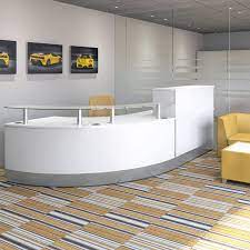 Maybe you would like to learn more about one of these? New Curved Reception Desk With Glass Sign In Area Round Reception Desk Glass Reception Counter