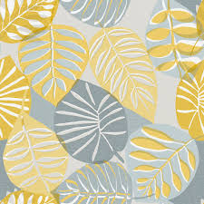 We have an extensive collection of amazing background images carefully chosen by our community. Grandeco Stamped Leaves Yellow Wallpaper A47302 Allen Braithwaite