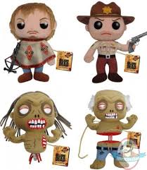 Line friends x brawl stars crow 25cm plush toy. The Walking Dead Plush Set Of 4 7 Plushies By Funko Man Of Action Figures