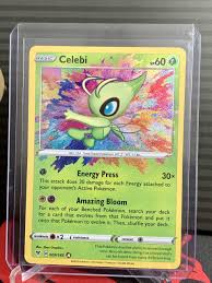 Check spelling or type a new query. Celebi Amazing Pokemon Rare Card Red Phoenix Sports Cards Collectibles
