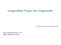 Dabei geht es auch um kosten in vielen unterschiedlichen bereichen, von an? Http Bfw Ac At Ort1 Vortraege Als Pdf Wegerecht Maschl Servitutsweg Mit Fundstellen Pdf