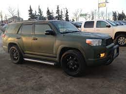 2012 toyota 4 runner limited custom wrapped in army green upgraded rims and navigation toyota 4 volvo wagon 4runner