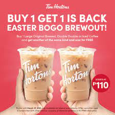 Check spelling or type a new query. Tim Hortons Easter Bogo Brewout Is Here