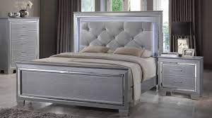 1,343 diamond bedroom set products are offered for sale by suppliers on alibaba.com, of which beds accounts for 6 you can also choose from home bed, bedroom set, and hotel bed diamond bedroom set. Myco Furniture Ma700 Q Martina Silver Diamond Tufted Queen Panel Bedroom Set 3pcs W Led Lights Ma700 Q Set 3