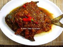 Ikan Bawal Kuah Pecak Resep Ikan Resep Ikan Bakar Resep Masakan