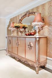 Rokokoen kom til danmark i 1730, men forsvandt hurtigt igen omkring 1760. Casa Padrino Luxus Barock Mobel Set Sideboard Mit Spiegel Kupferfarben Prunkvoller Massivholz Schrank Mit Elegantem Wandspiegel Mobel Im Barockstil