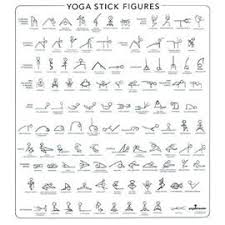 Yoga Poses Stick Figure Chart Yoga Stick Figures Yoga Poses Chart Yoga Asanas