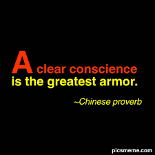 Quotes About Clear Conscience 93 Quotes