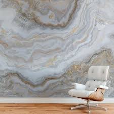 Priced & packaged in single rolls width: White Marble Stone Granite Slate Peel And Stick Wallpaper