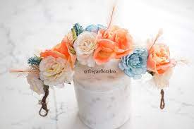 Bright Spring Flower Crown Dog Flower Flower Crown Spring Flowers
