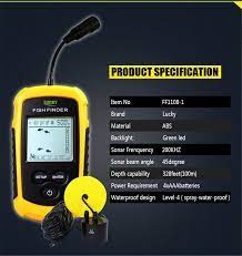 Portable Sonar Lcd Fish Finder Get The Approximate Location Of Fish And The Depth Of Water Display The Na Fish Finder Portable Fish Finder Fishing Accessories