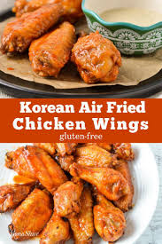 How To Make Korean Air Fryer Chicken Wings Gluten Free Recipe Air Fryer Chicken Chicken Wings Air Fryer Chicken Wings
