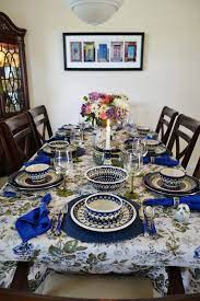 This downloadable, printable dinner party packet includes shopping list (with price guidelines) as well as all the recipes, which are also published below. Polish Pottery For A Dinner Party For A Polish Neighbor Pottery Table Polish Pottery Table Settings