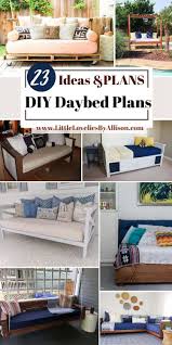 Let's take a look at some of the more popular outdoor daybeds so you have a good idea what to look. 23 Diy Daybed Plans How To Build A Daybed In A Jiffy