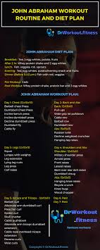 john abraham workout routine and diet plan celebrity