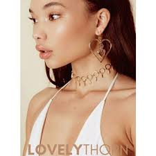 Vanessa Silver Body Necklace VANESSA MOONEY // Ltd Ed Silver Circle Chain  Leaf Choker Necklaces